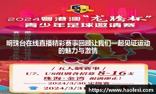 明珠台在线直播精彩赛事回顾让我们一起见证运动的魅力与激情